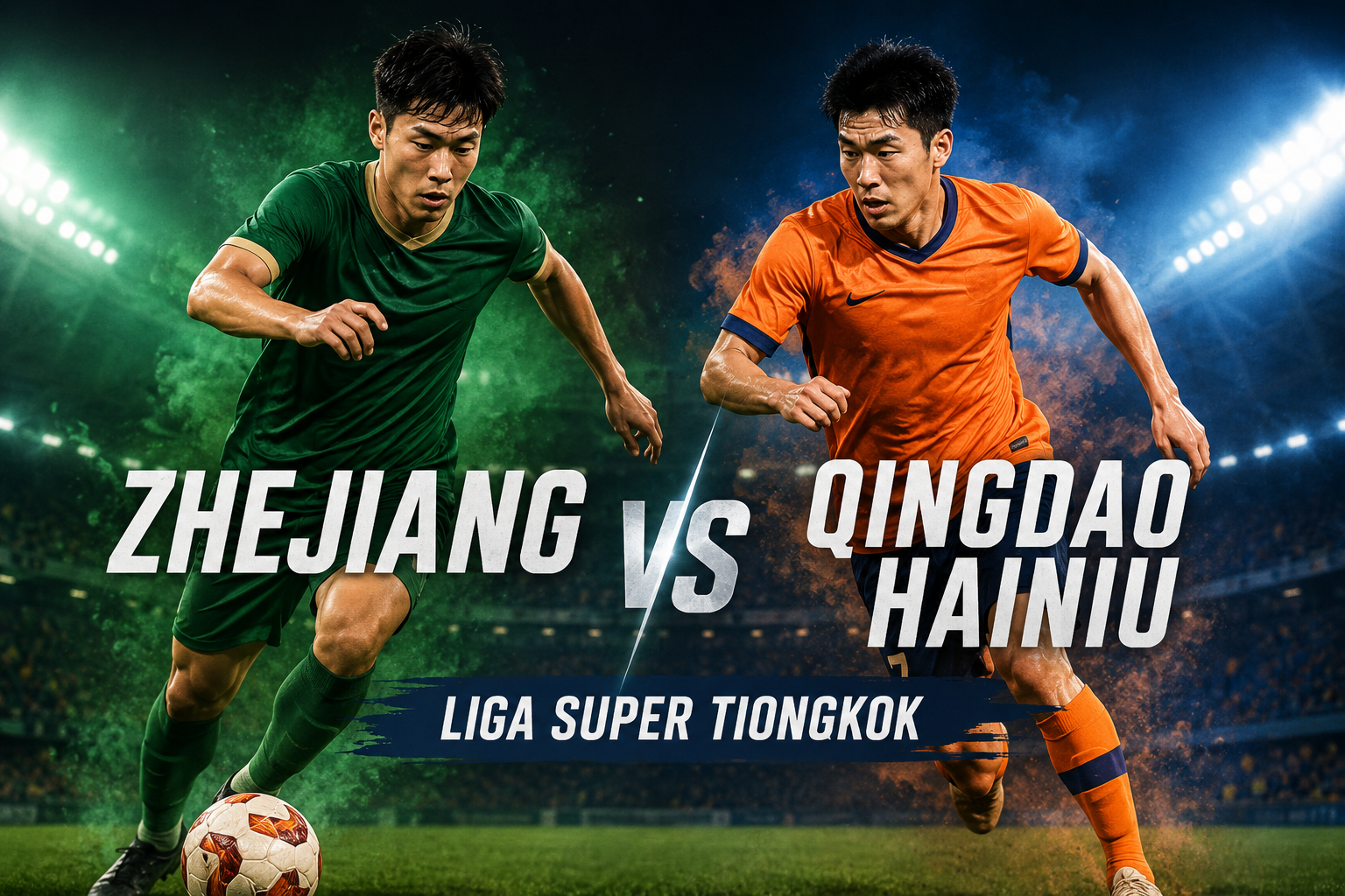 Jalalive Prediksi Duel Zhejiang vs Qingdao Hainiu Sarat Persaingan — Adu Mental dan Gaya Main